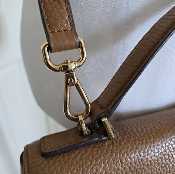 Michael Kors Callie brown crossbody bag - Picture 4 of 12
